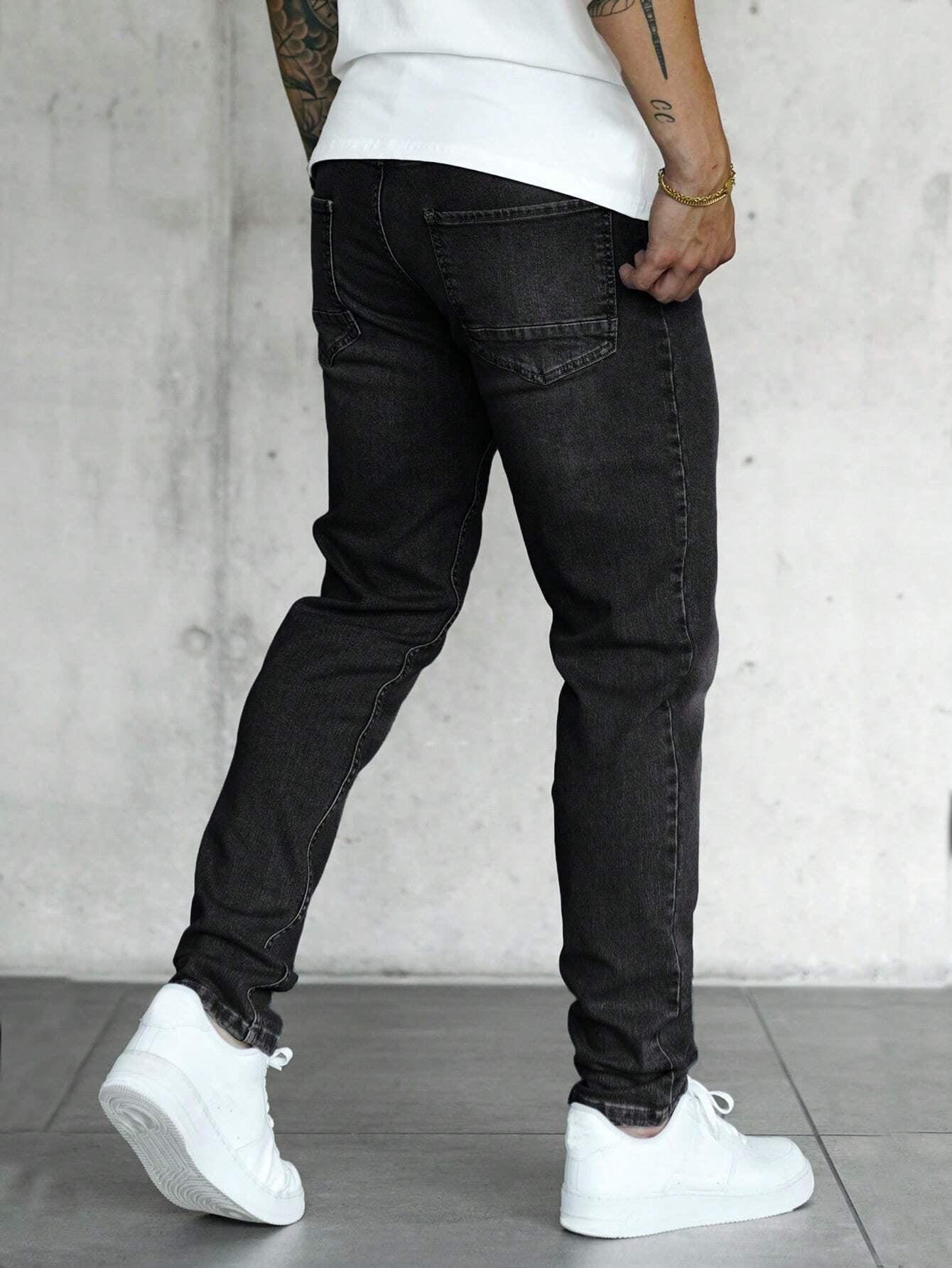 Men Slant Pocket Jeans