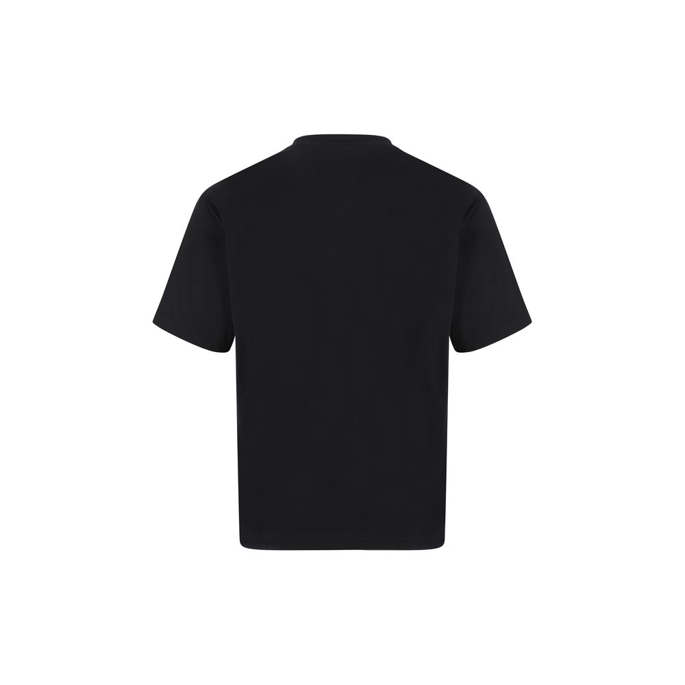 Palm Angels T-Shirt Met Contrasterende Monogram Print