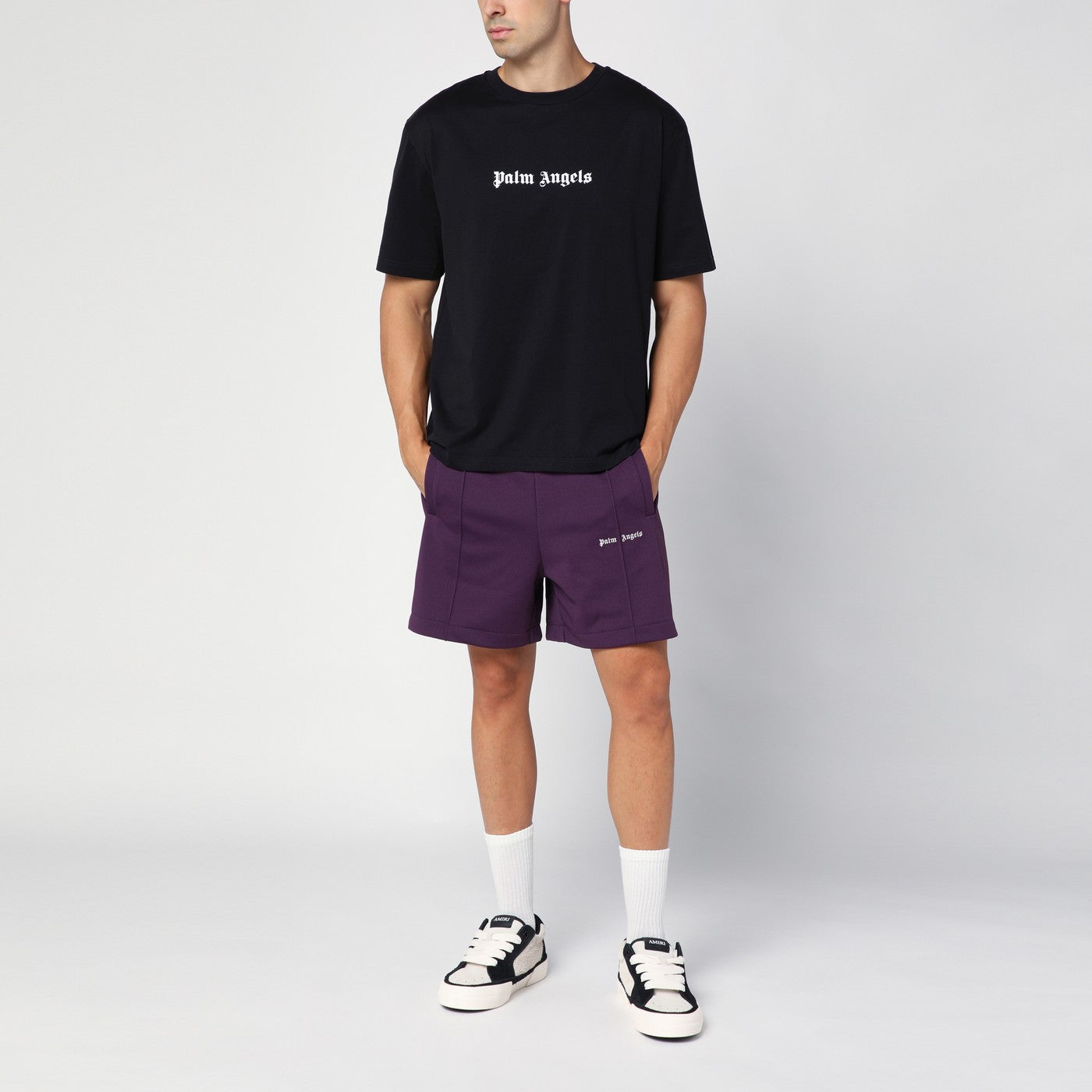 Palm Angels Logo T Shirt Black