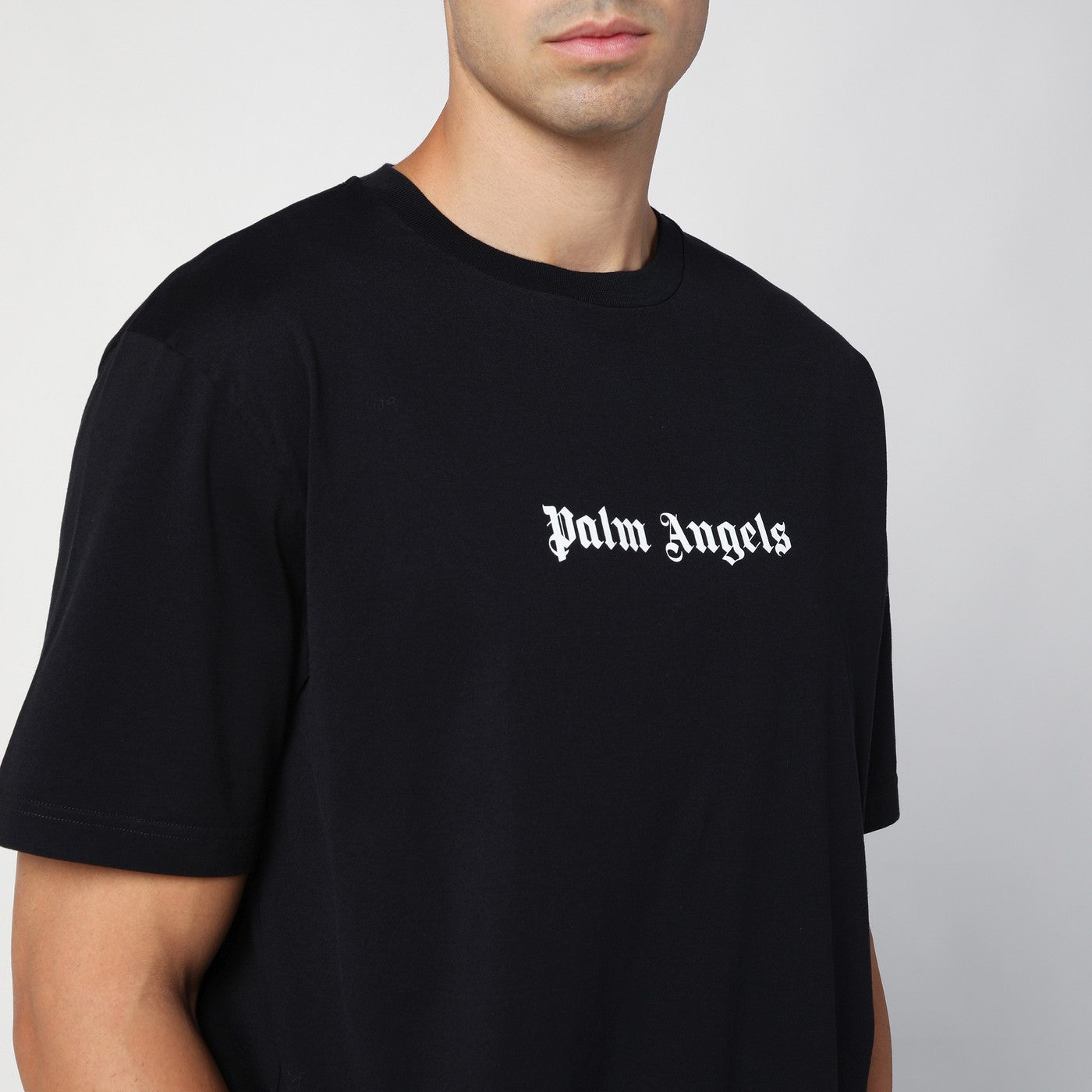 Palm Angels Logo T Shirt Black