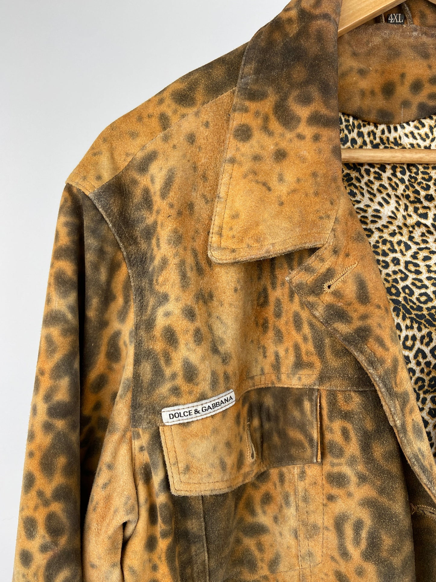 Vintage Dolce & Gabbana 90s Suede Jacket