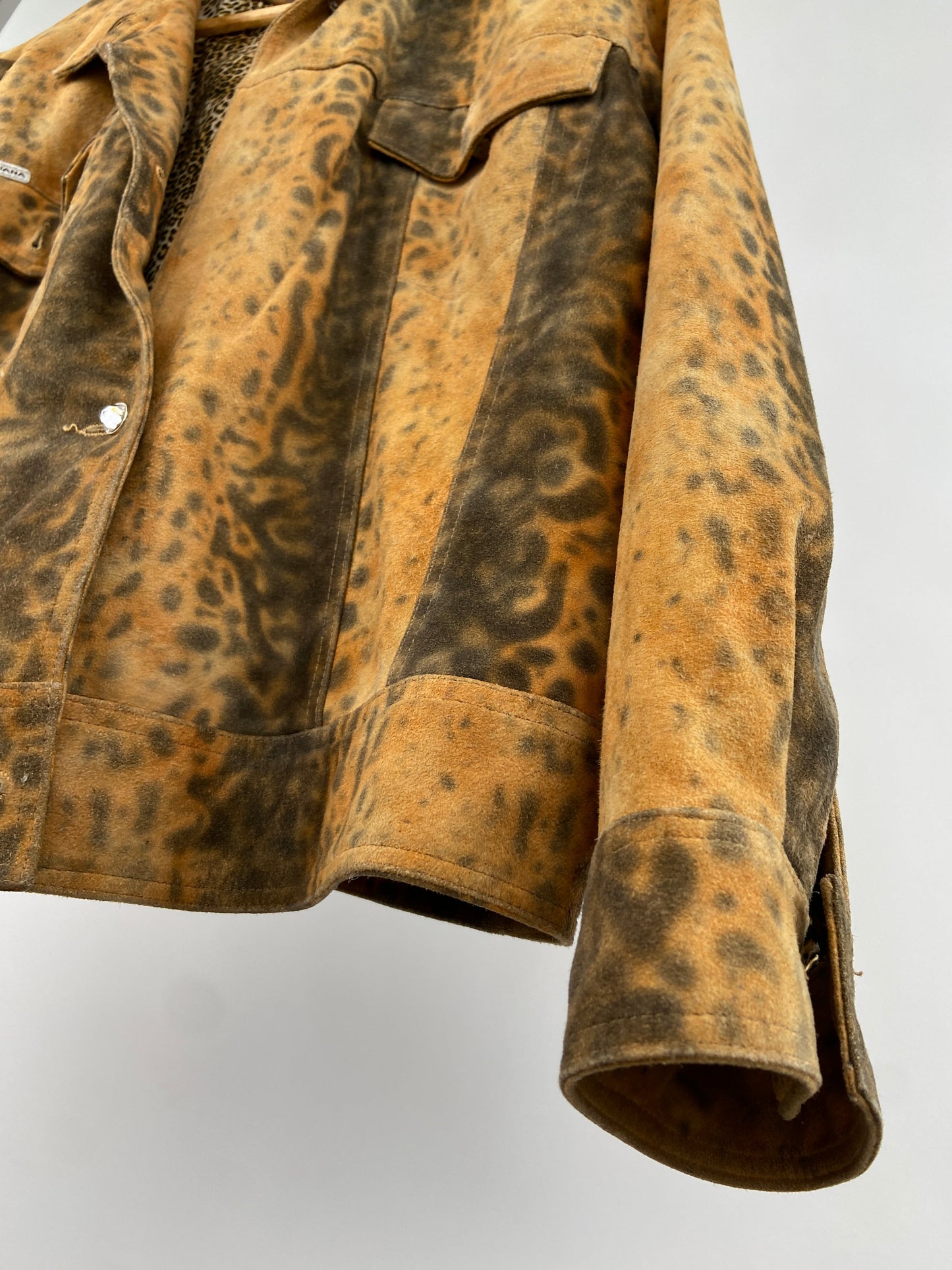 Vintage Dolce & Gabbana 90s Suede Jacket
