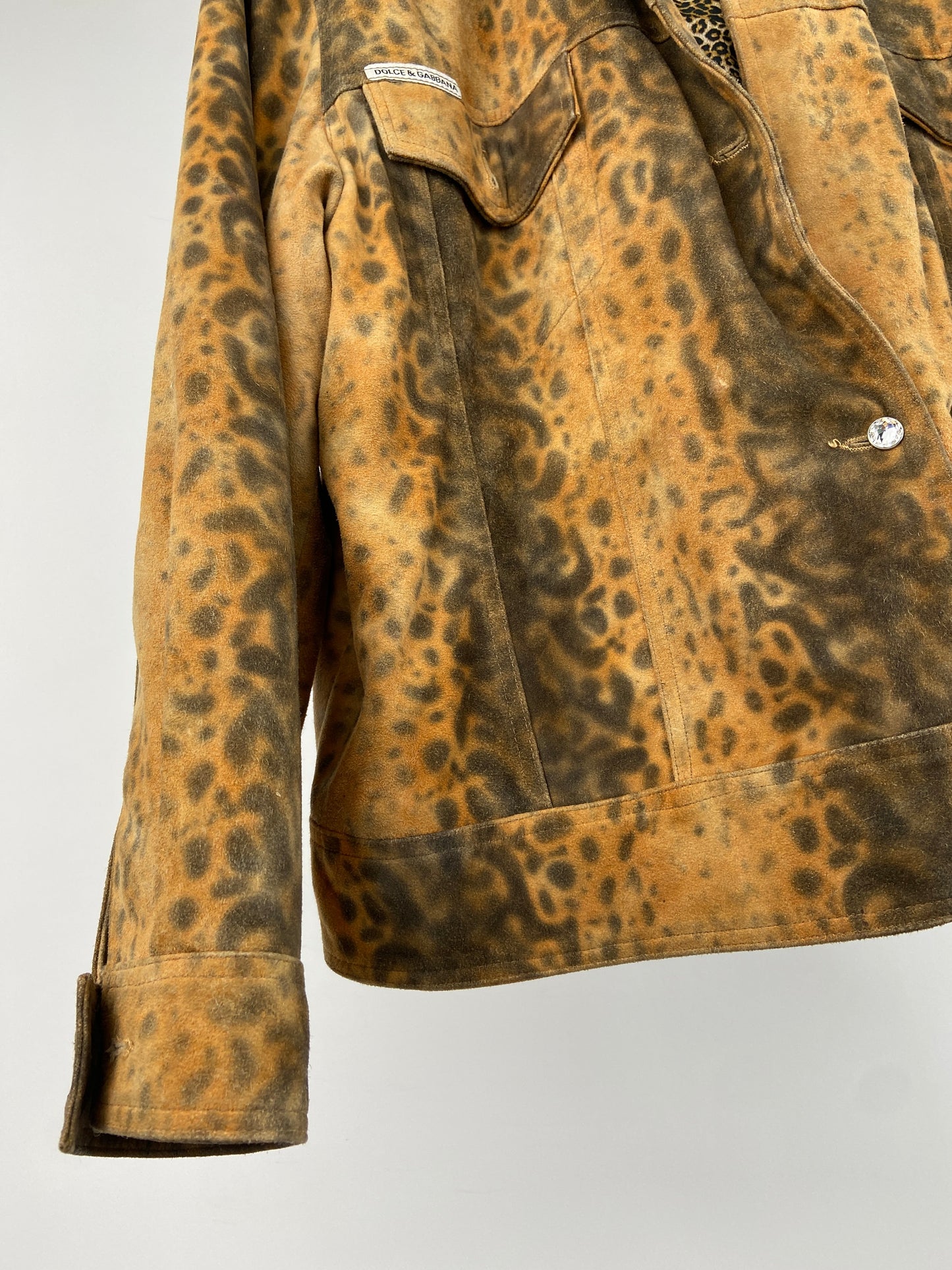 Vintage Dolce & Gabbana 90s Suede Jacket