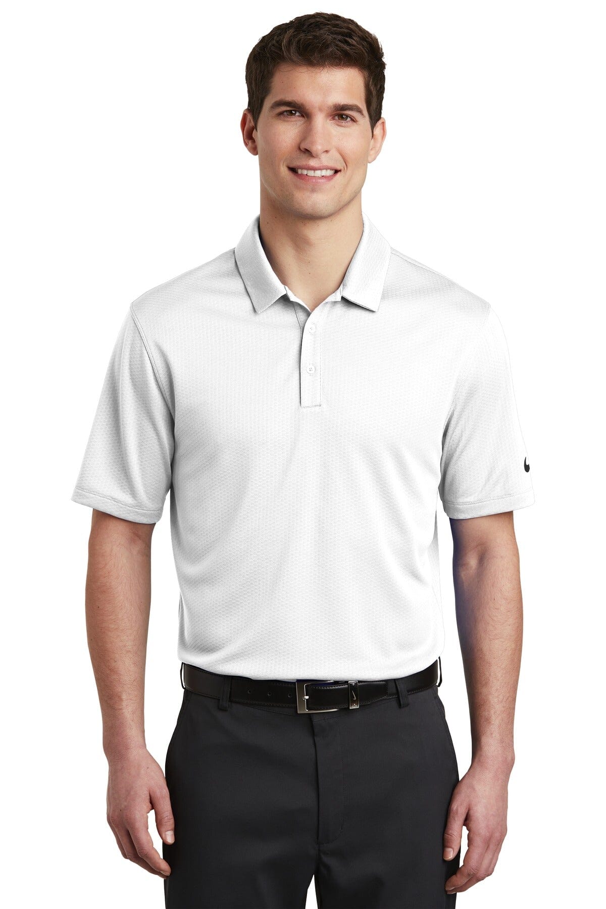 Nike Dri-FIT Hex Textured Polo. NKAH6266 - iSignShop