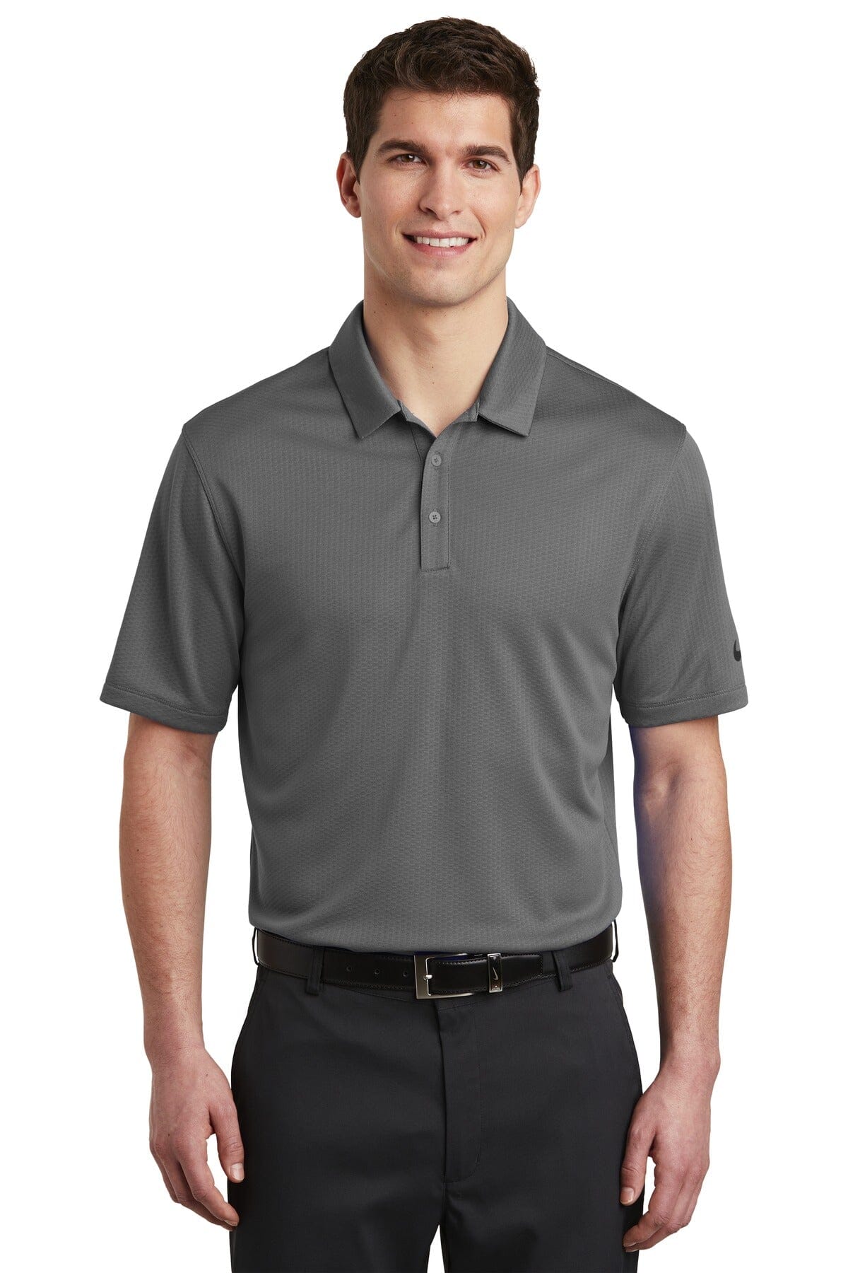 Nike Dri-FIT Hex Textured Polo. NKAH6266 - iSignShop