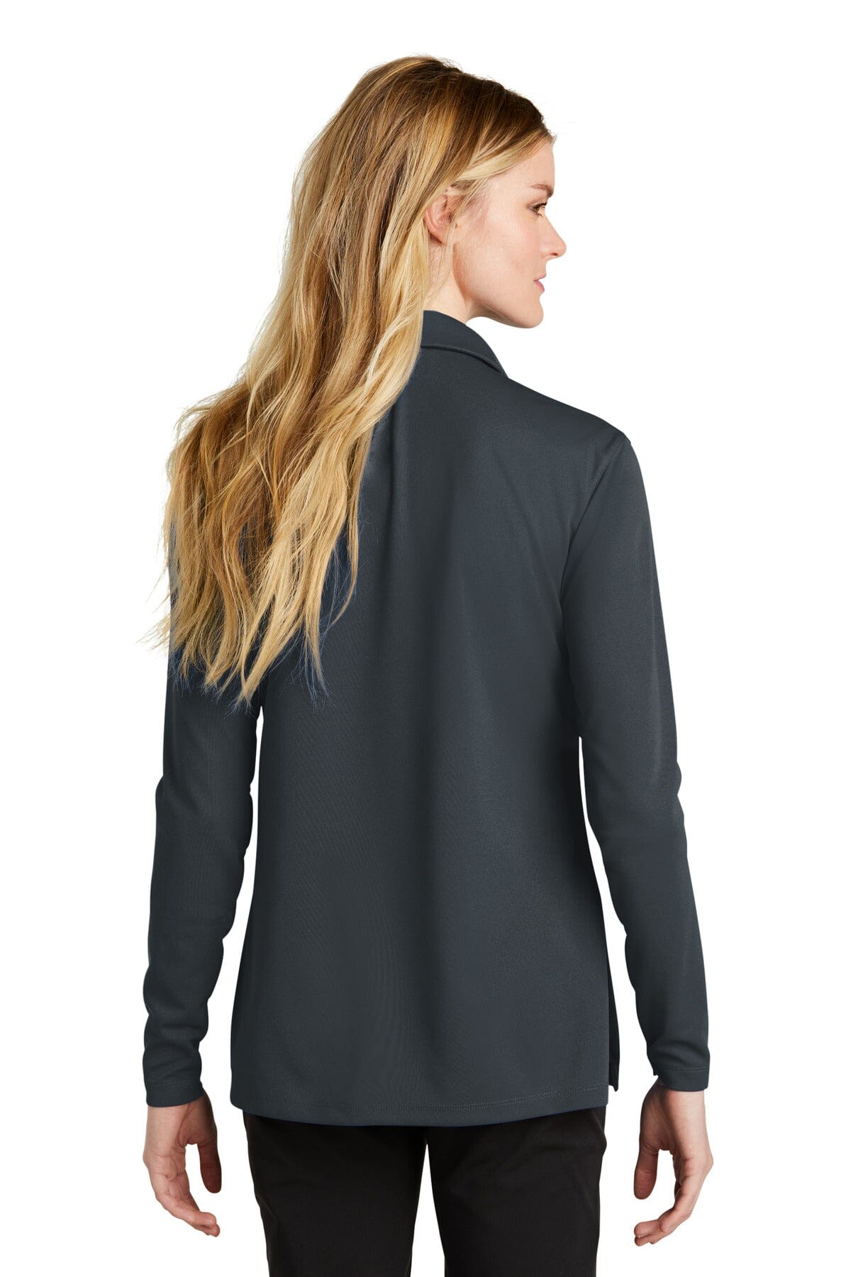 Nike Ladies Dri-FIT Micro Pique 2.0 Long Sleeve Polo NKDC2105 - iSignShop
