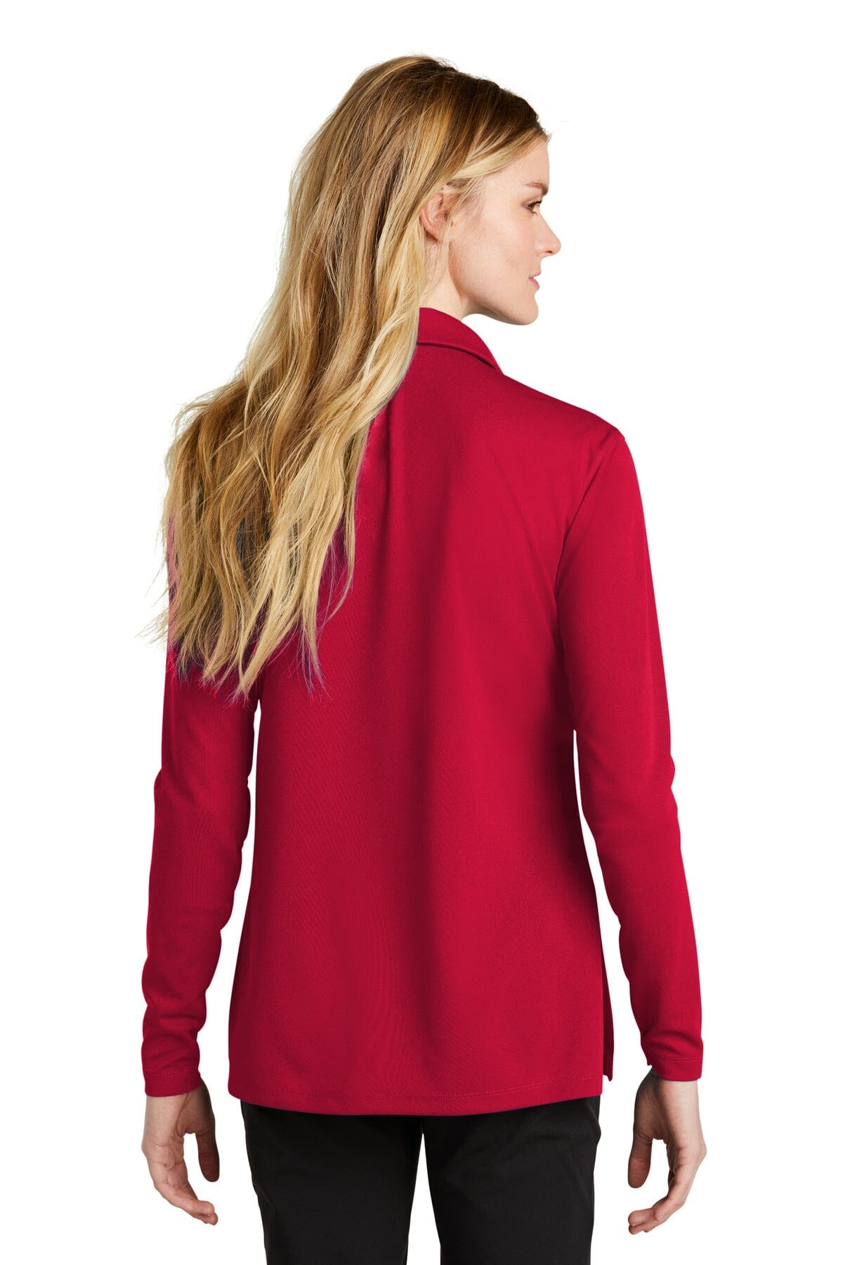 Nike Ladies Dri-FIT Micro Pique 2.0 Long Sleeve Polo NKDC2105 - iSignShop