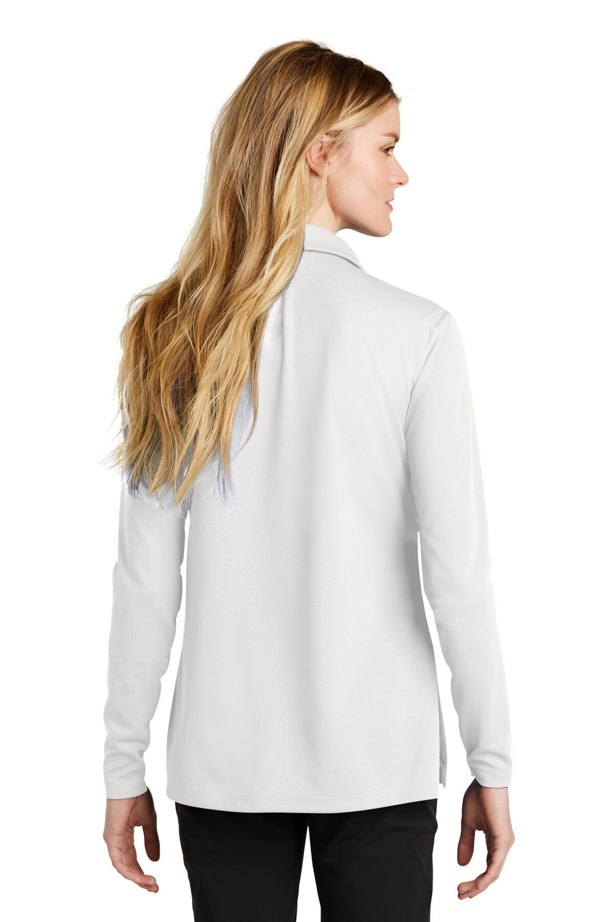 Nike Ladies Dri-FIT Micro Pique 2.0 Long Sleeve Polo NKDC2105 - iSignShop