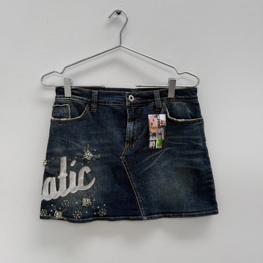Vintage Dolce and Gabanna Denim Skirt (Size 24)