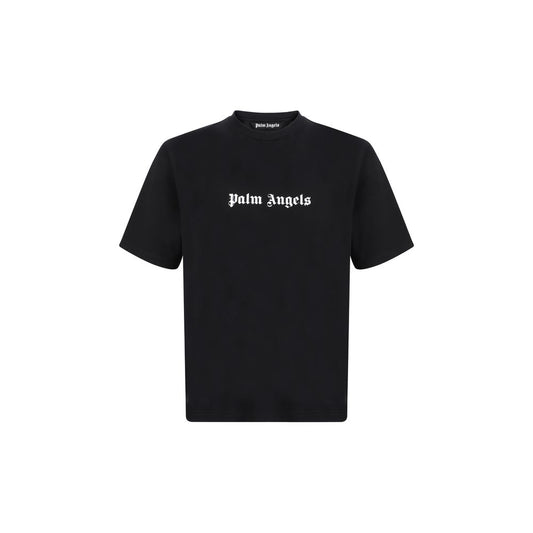 Palm Angels T-Shirt Met Contrasterende Monogram Print