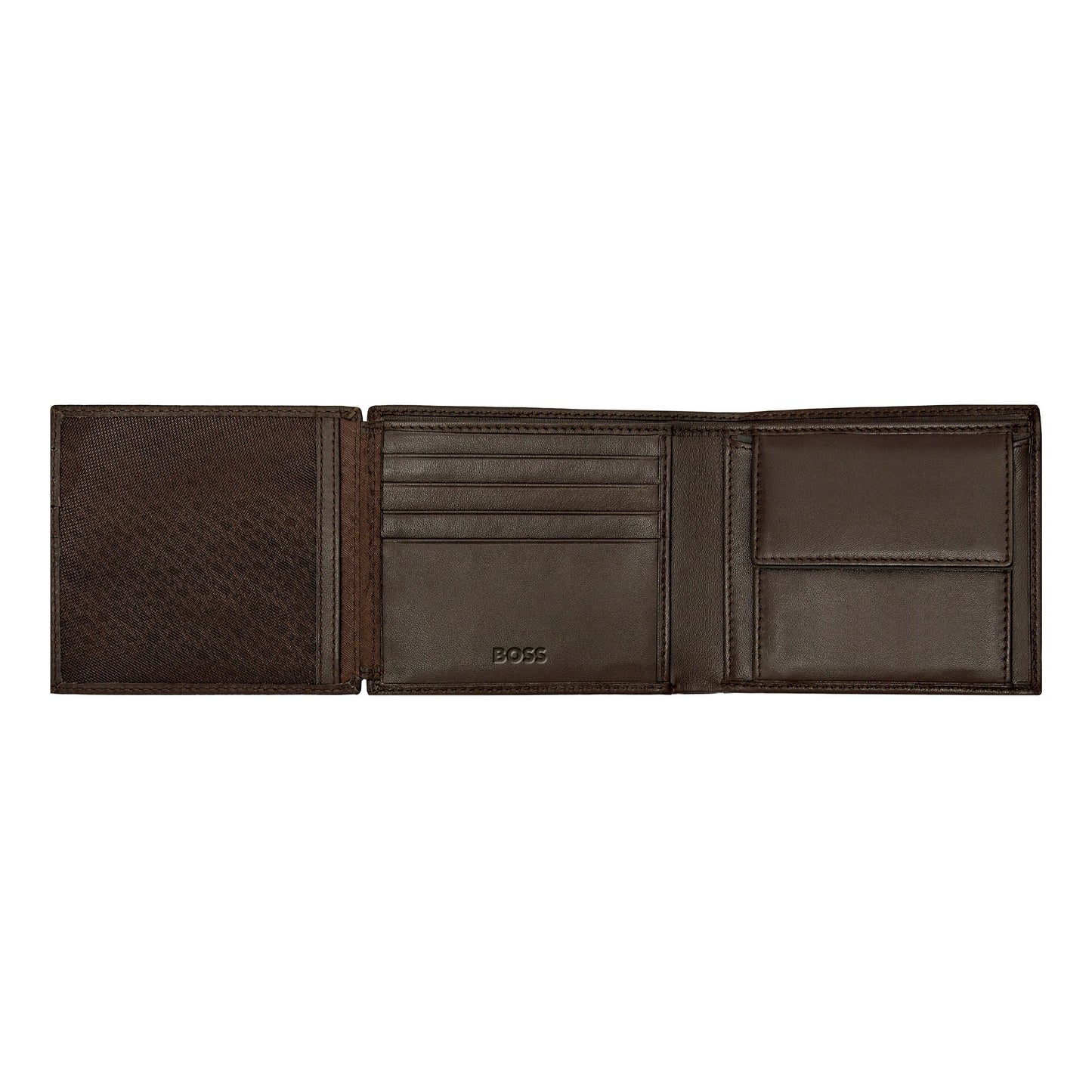 Hugo Boss Brieftasche mit Klappe Classic Smooth Brown
