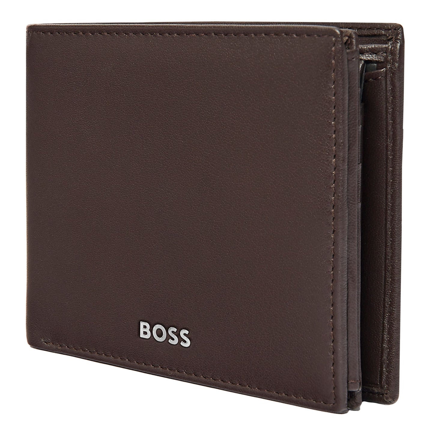 Hugo Boss Brieftasche mit Klappe Classic Smooth Brown