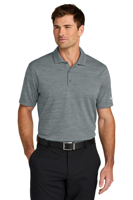 Custom Embroidered - Nike Dri-FIT Striated Polo NKFQ4792
