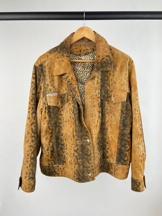 Vintage Dolce & Gabbana 90s Suede Jacket