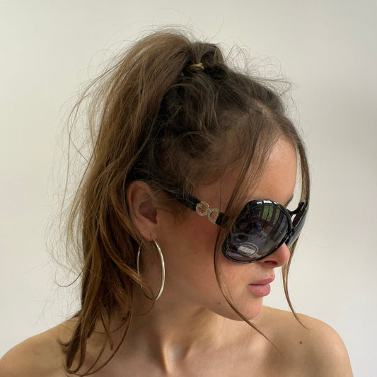 💻💌 #6 oversized dolce & gabanna style black sunglasses